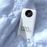 Dudao K13 10000mAh portatīvais lādētājs ar iebūvētu kabeli - balta