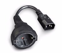 Gembird PC-SFC14M-01 power adapter IEC320 C14 -> SCHUKO (F) on a 15 cm cable