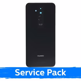 Aizmugurējais vāciņš Saderīgs ar Huawei Mate 20 Lite Melns 100% Original (Service Pack)