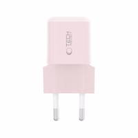 Tech-Protect NCM25 USB-C PD 25W sienas lādētājs - rozā