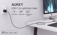 AUKEY CB-CL03 2 m melns