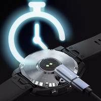 Wozinsky WAYGS1 USB-C adapteris Garmin viedpulkstenim - pelēks