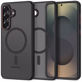 Tech-Protect MagCam MagSafe Maciņš for Samsung Galaxy S26 - melns and sarkans