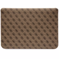 Guess 4G Stripe Metal Logo apvalks 14" klēpjdatoram - brūns