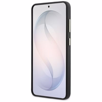 Guess maciņš Rhinestone Round Logo MagSafe for Samsung Galaxy S26 melns