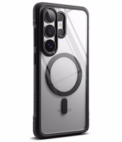 Ringke Fusion Bold Magnetic MagSafe Maciņš for Samsung Galaxy S26 Ultra - Clear melns