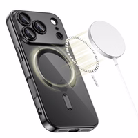 Tech-Protect MagFlex MagSafe viedtālruņa apvalks iPhone 17 - caurspīdīgs melns