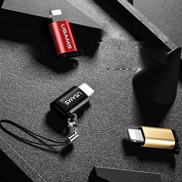 USAMS Adapter microUSB-lightningar siksniņu melns SJ152ML01 (US-SJ152)