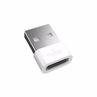 Puro USB-C - USB-A adapteris - Balts