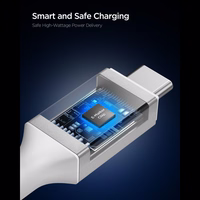 Spigen EB10010CC 100W 100 cm kabelis - Balts