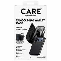 CARE by PanzerGlass Funkcionālais Tango 2in1 Maki apvalks Magnētiskais iPhone 17 Pro Max - Melns