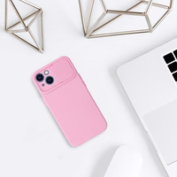 Camshield Soft viedtālruņa apvalks Iphone 13 gaiši rozā