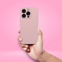 Viedtālruņa apvalks no silikona 2 mm IPHONE 17 Pro ar MagSafe smilšrozā