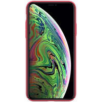 Nillkin Super Frosted Shield - maciņš Apple iPhone 11 Pro Max z wycięciem na logo (Bright sarkans)