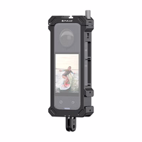 Metāla aizsargapvalks PULUZ ar statīva adapteri Insta360 X4