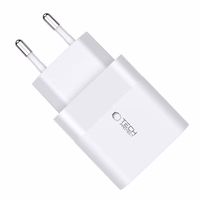 Tech-Protect C30W lādētājs USB-C PD 30W / USB-A QC 3.0 - balts