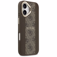 Guess viedtālruņa apvalks iPhone 17 HC MAGSAFE PU W/ 4G PU STRIPE brūns