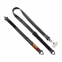 DUX DUCIS Outdoor Cross Body – krusteniska tālruņa siksniņa – melna