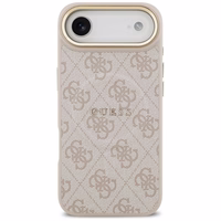 GUESS apvalks IPHONE 17 Air saderīgs ar MagSafe GUHMP17MP4MSEGCP (PU 4G ar klasisko) rozā