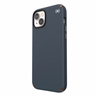 Speck Presidio2 Pro - Antibacterial iPhone 15 Plus / 14 Plus maciņš (Charcoal / Cool Bronze / Slate)