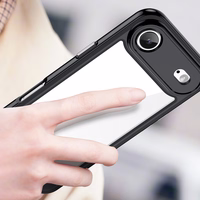 Outer Space viedtālruņa apvalks iPhone 17 Air - melns caurspīdīgs