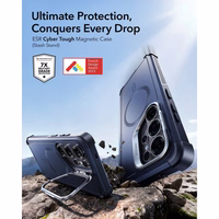 ESR Cyber Cyber Tough Kickstand MagSafe futrālis Samsung Galaxy S26 Ultra - Melns