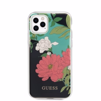 Guess GUHCN65IMLFL01 iPhone 11 Pro Max melns/melns N°1 Ziedu kolekcija