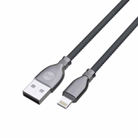 Forever Tornado kabelis USB - Lightning 1,0 m 3A melns