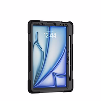 Crong Defender Plus – Armored maciņš iPad Air 11” (2026 – 2024) / iPad Air 10.9” (5th-4th gen.) (melns)