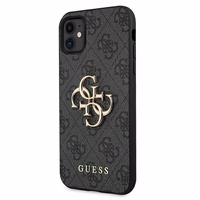 Guess GUHCN614GMGGR iPhone 11 6,1"/ Xr pelēks/pelēks hardcase 4G Big Metal Logo