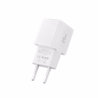 Tech-Protect NCM25 USB-C PD 25W sienas lādētājs - balts