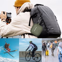 Tech-Protect silikona apvalks ar āķi AirPods 4 - rozā