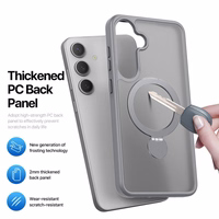 DUX DUCIS viedtālruņa apvalks YIND saderīgs ar MagSafe SAMSUNG S25 Plus pelēks