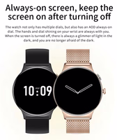 Viedpulkstenis (m) Blavec M-01 Vesta HD AMOLED Voice Call (SWM01-B) - melns