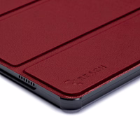 Futrālis Reach Smart Leather Nokia T21 bordo krāsā