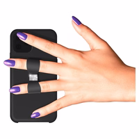 HAMA WHITE DIAMONDS Bantes maciņš IPHONE 11 PRO melns Swarovski kristāli 18K