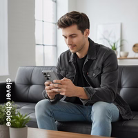 Crong Hybrid Matte Magnetic - MagSafe maciņš Samsung Galaxy S26 Ultra (pelēks)