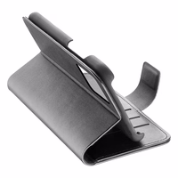 Cellularline Book Agenda - iPhone 14 maciņš with MICROBAN coating (melns)