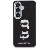 Karl Lagerfeld maciņš Saffiano Double Heads Metal Samsung Galaxy S26 melns