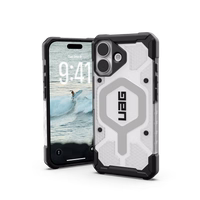 UAG Pathfinder Clear MagSafe Maciņš iPhone 17 - Balts and Gray