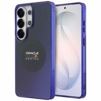 sarkans BULL maciņš SAMSUNG S26 Ultra RBHMS26L24HGDSV (Magnetic Double Layer PC Blended Lines) tumši zils