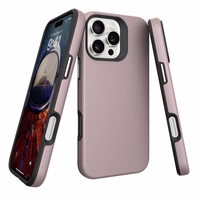 Perfectionists Trīsstūra Mag futrālis iPhone 12/12 Pro rozā zelts