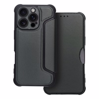 RAZOR grāmatas tipa viedtālruņa apvalks IPHONE 16 Pro tumši zaļš