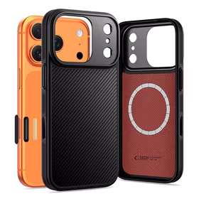 Tech-Protect Kevlar Aramid MagSafe maciņš iPhone 17 Pro Max melns