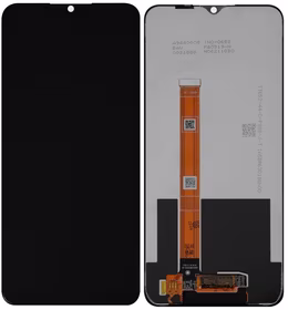 LCD screen Realme C21Y/C25Y 4G (2021) ar touch screen Melns ORG