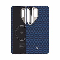 Benks Magnetic Armor Air Armor Grid Kevlar Maciņš Metal Frame 600D (A050) for Samsung Galaxy S26 Ultra zils