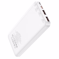 Portatīvais lādētājs Hoco 10000 mAh PD QC 3A 22,5W J101 balts