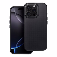 Carbon Elite Magnētiskais viedtālruņa apvalks saderīgs ar MagSafe IPHONE 16 PRO melns