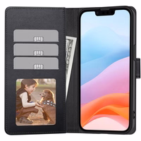 Futrālis Fancy Wallet Samsung A556 A55 5G melns