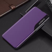 Viedtālruņa apvalks Samsung Galaxy A72 4G violets ar statīvu, Eco Leather View Case